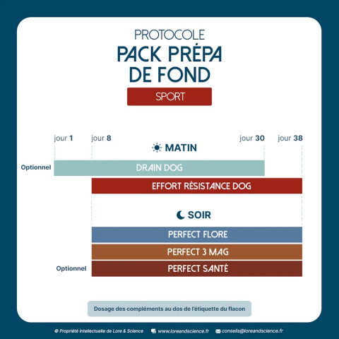 Pack Prépa de fond - Prépa compétition chien sportif
