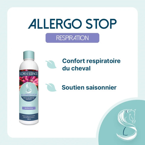 Allergo Stop - Soutien respiratoire global du cheval