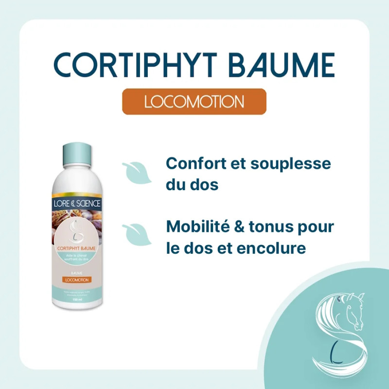 Cortiphyt Baume - Raideurs du dos du cheval