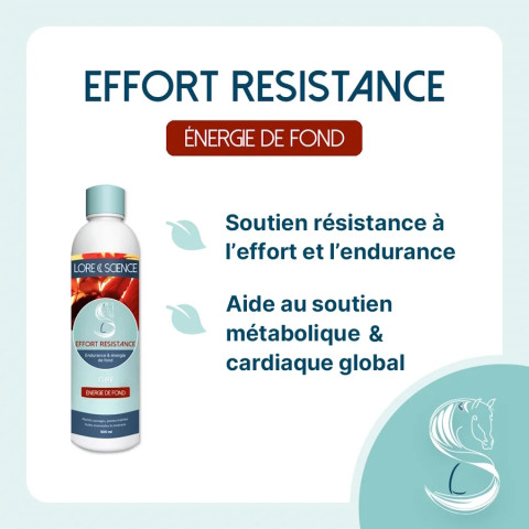 Effort Resist - Énergie et endurance à l'effort cheval
