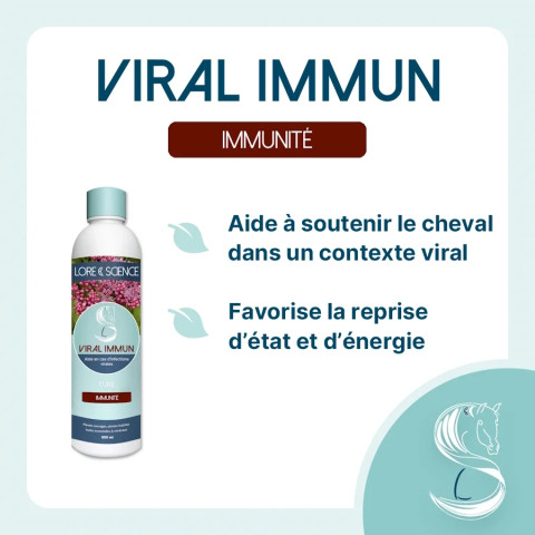 Viral Immun (V) - Aide dans un contexte viral pour le cheval