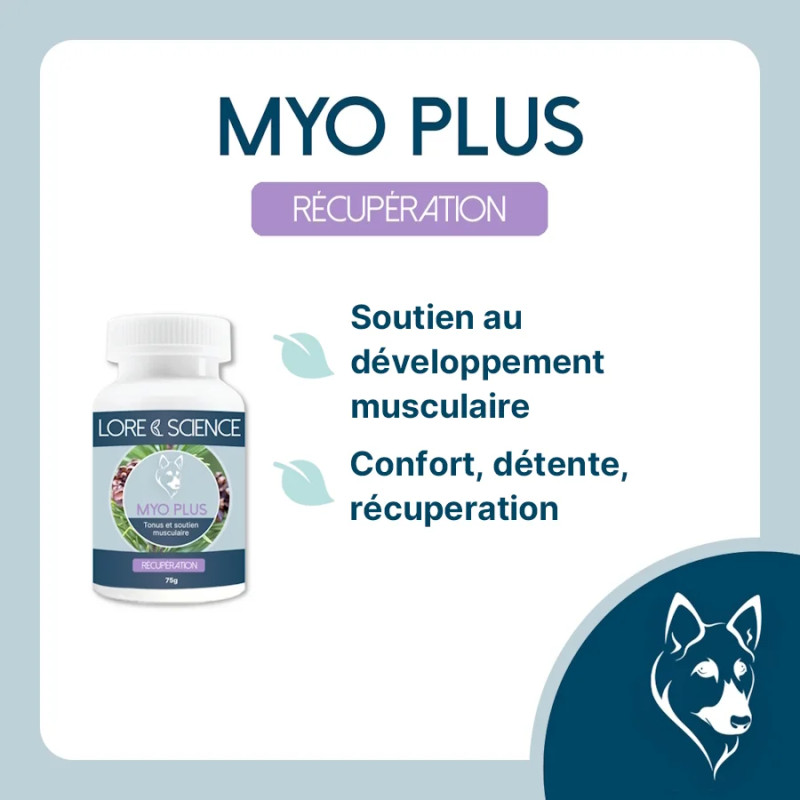 Myo Plus Dog - Soutien développement musculaire du chien