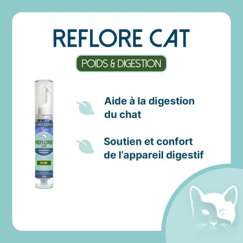 Reflore Cat - Soutien la flore intestinale du chat