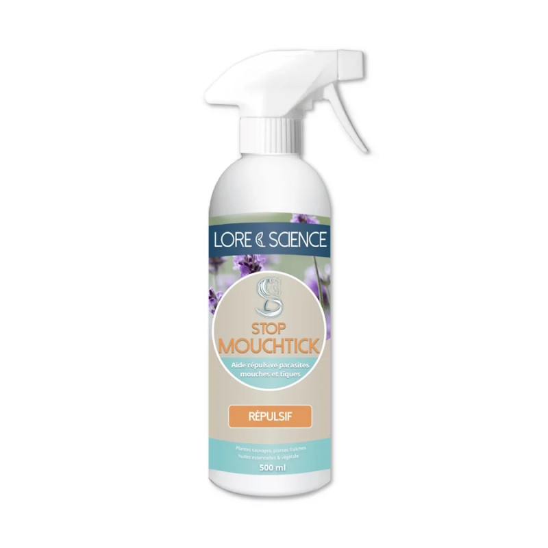Stop MouchTick - Répulsif tiques, mouches pour cheval