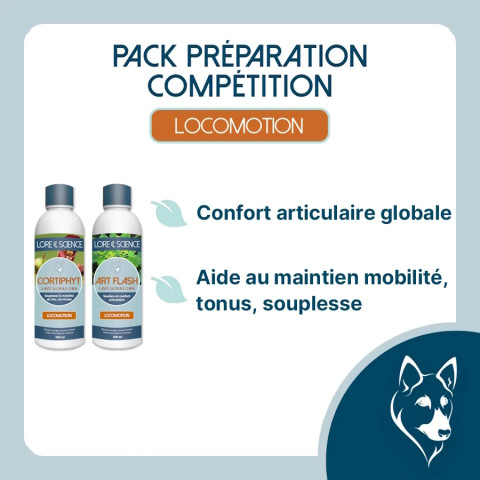 Pack Pre Compétition - Préparation effort chien sportif