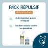 Pack Répulsif - Soutien répulsif parasites, tiques et puces