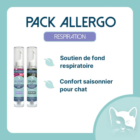Pack Allergo - Soutien respiratoire global pour chat