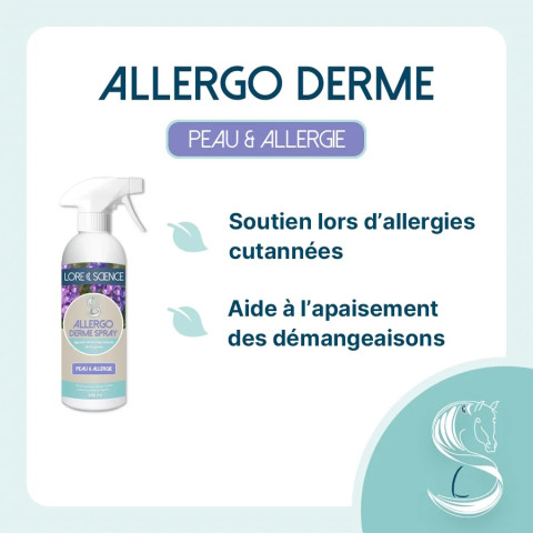 Allergo Derme - troubles cutanés, dermite estivale cheval