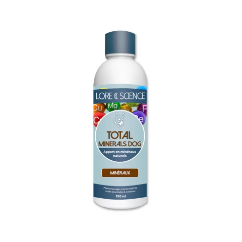 Total Minerals Dog - Antioxydants, 75 minéraux naturels chien