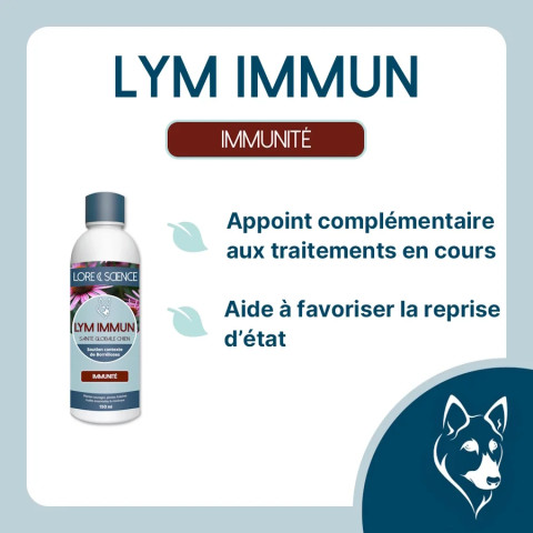 Lym Immun Dog - Soutien d'appoint contexte de Borréliose/Lyme