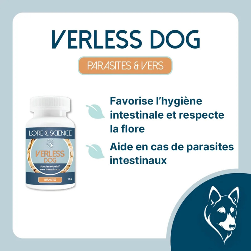 Verless Dog - Vers, parasites et intestins du chien