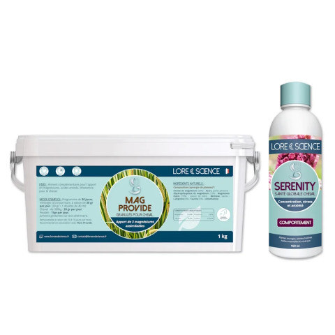 Pack Relax - Aide à apaiser stress et nervosité du cheval